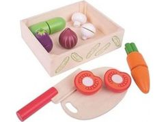 Bigjigs Toys Krájení zeleniny v krabičce