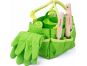 Bigjigs Toys Zahradní set nářadí v plátěné tašce zelený 3