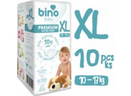 Bino Baby Premium Pleny vel. XL 10-17kg 6x10 ks s dárkem