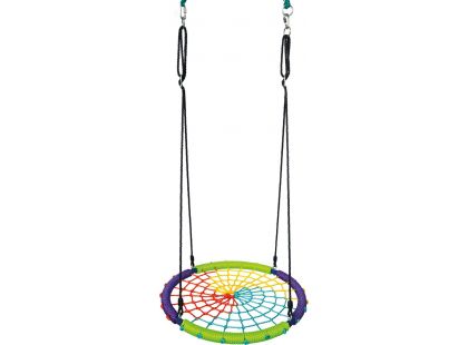Bino Dětská houpací kruhová rohož barevná 100 cm