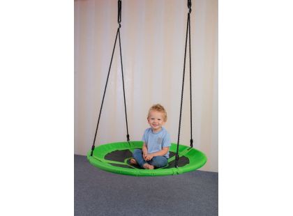 Bino Dětská houpací kruhová rohož zelená 100 cm - Poškozený obal