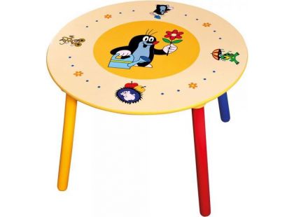 Bino Krteček Dětský stolek a 2 sedátka