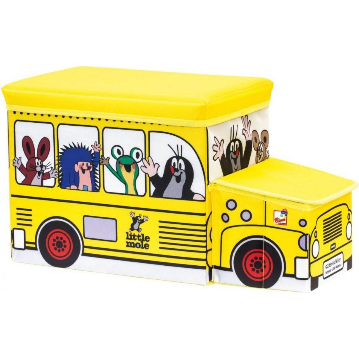 Bino Krteček Krabice na hračky autobus