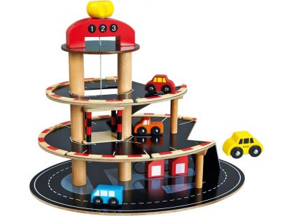 Bino Parkoviště dřevěné s výtahem - Poškozený obal