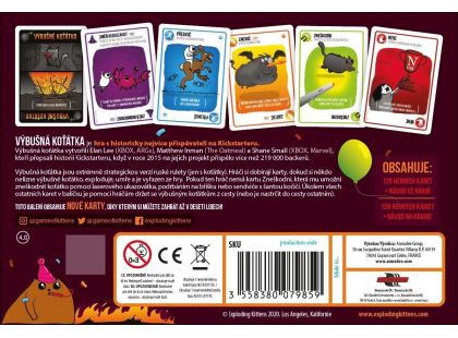ADC Black Fire Výbušná koťátka Párty karty