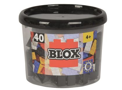 Blox 40 Kostičky černé