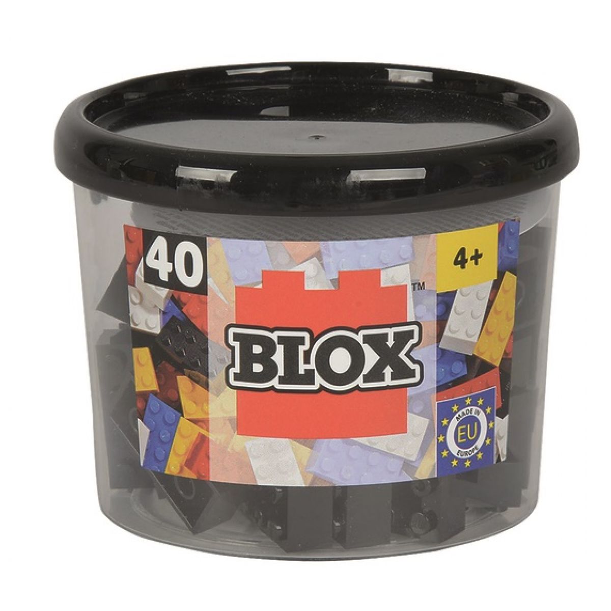 Blox 40 Kostičky černé