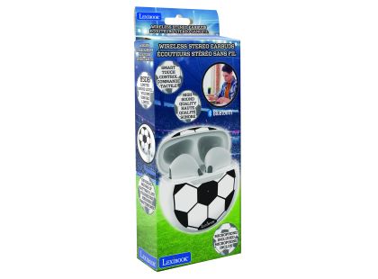 Lexibook Bluetooth sluchátka do uší Fotbal s vestavěným mikrofonem