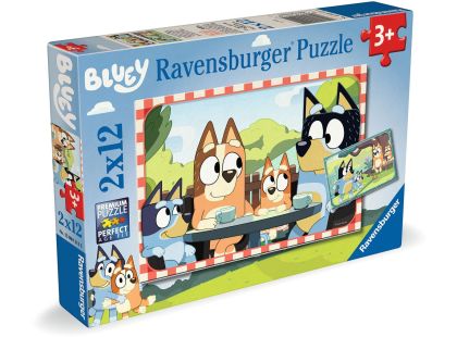 Ravensburger Bluey na pikniku 2x12 dílků