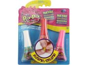 Bo-Po Sada 3 Lak na nehty Světle zelená, červená, tmavě růžová