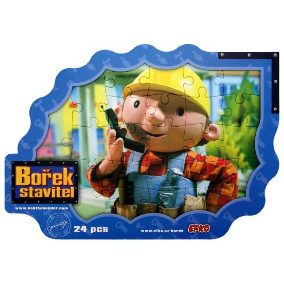 Bob builder Puzzle BOŘEK 24 ks-tvarové - Bořek telefonuje
