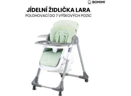 Bomimi Lara jídelní židle ekokůže green