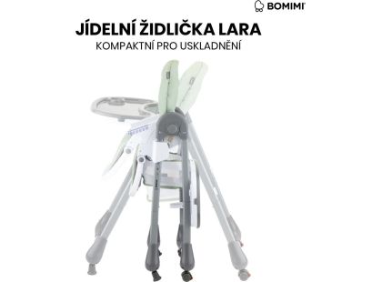 Bomimi Lara jídelní židle ekokůže green