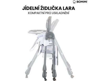 Bomimi Lara jídelní židle medvěd grey