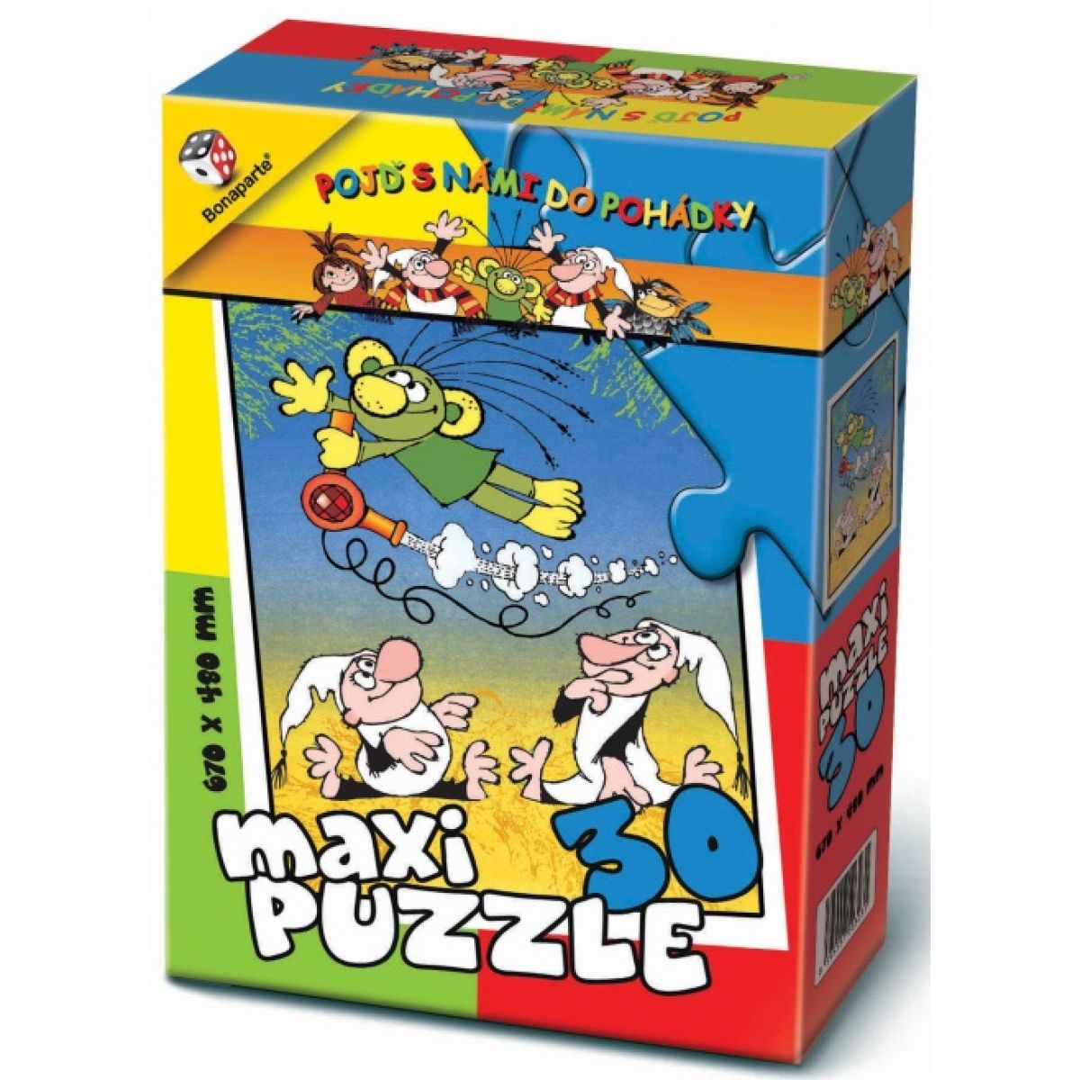 Bonaparte Maxi puzzle Pojď s námi do pohádky 30dílků