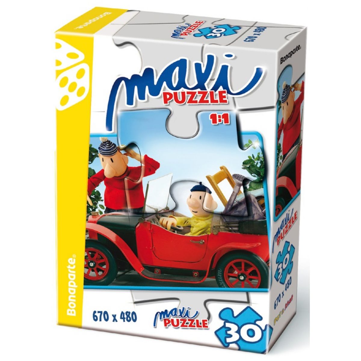Bonaparte Pat a Mat Maxi puzzle Auto 30dílků