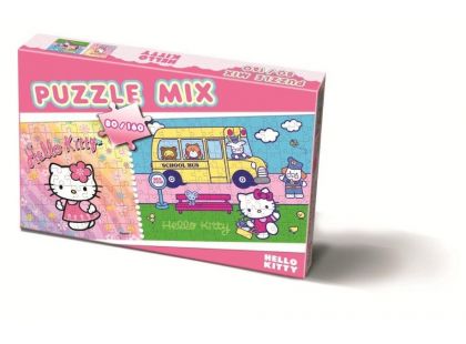 BONAPARTE Puzzle 80 a 160 dílků Hello Kitty