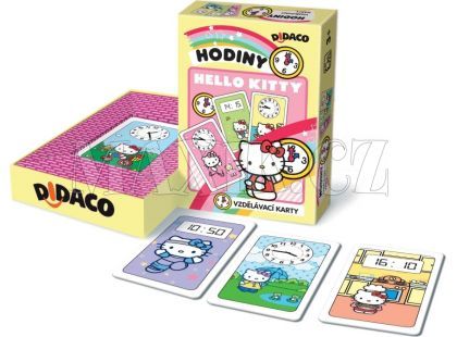 Bonaparte Vzdělávací karty Didaco Hodiny Hello Kitty