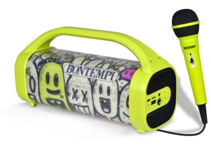 Bontempi Bezdrátový reproduktor s dynamickým mikrofonem a světelnými efekty