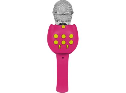 Bontempi Karaoke bezdrátový mikrofon růžový