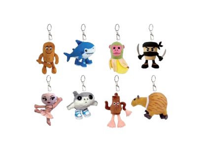 Brainrot Plyšová klíčenka 10 cm Chimpanzini Bananini