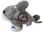 Brainrot Plyšová klíčenka 10 cm Tralalero Tralala šedý