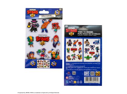 Brawl Stars 3D samolepky