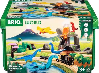 BRIO 36104 Dinosauří deluxe vlaková sada