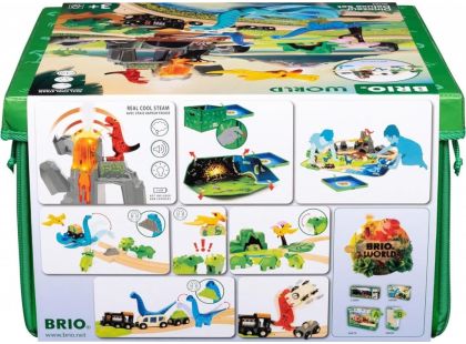 BRIO 36104 Dinosauří deluxe vlaková sada