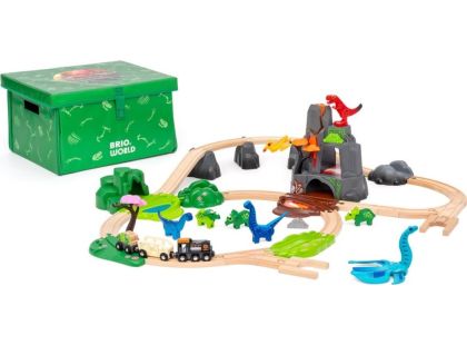 BRIO 36104 Dinosauří deluxe vlaková sada