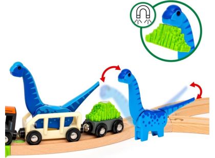 BRIO 36104 Dinosauří deluxe vlaková sada