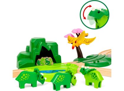 BRIO 36104 Dinosauří deluxe vlaková sada