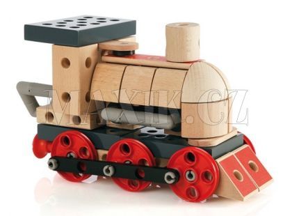 Brio Builder - stavebnice lokomotiva 120ks