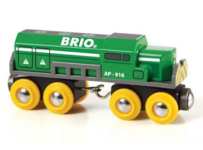 Brio Dopravní lokomotiva zelená