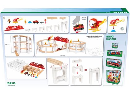 Brio Herní sety 36114 Vlaková sada megaspirála