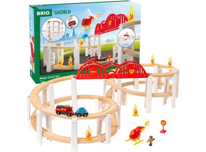 Brio Herní sety 36114 Vlaková sada megaspirála