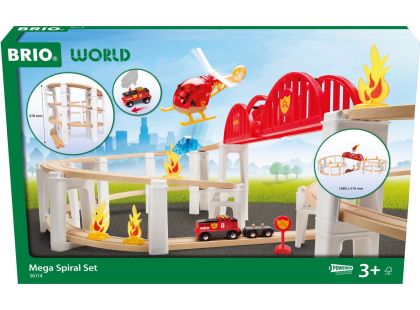 Brio Herní sety 36114 Vlaková sada megaspirála