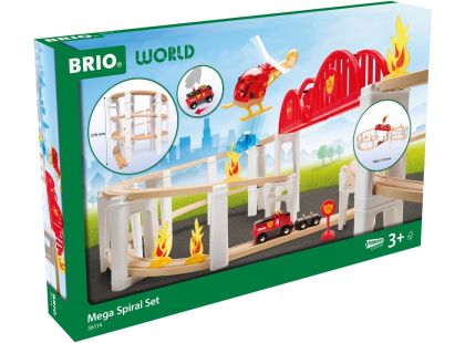 Brio Herní sety 36114 Vlaková sada megaspirála