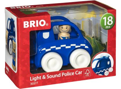 Brio Svítící a zvukové policejní auto