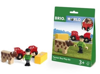 Brio World 33879 Hrací set Farmář