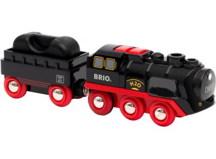 Brio World 33884 Parní lokomotiva s vodní nádrží na baterie