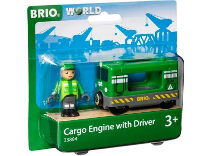 Brio World 33894 Nákladní lokomotiva se strojvedoucím
