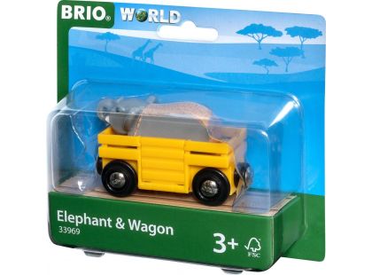 Brio World 33969 Slon a vagónek
