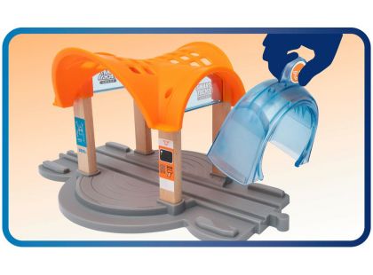 Brio World 33973 Smart Tech Sound Vlaková stanice s tunelem - Poškozený obal