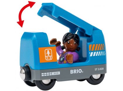 Brio World 33973 Smart Tech Sound Vlaková stanice s tunelem - Poškozený obal
