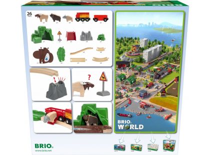 Brio World 33988 Sada severských lesních zvířat