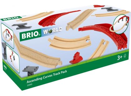 Brio World 33995 Set stoupajících kolejí