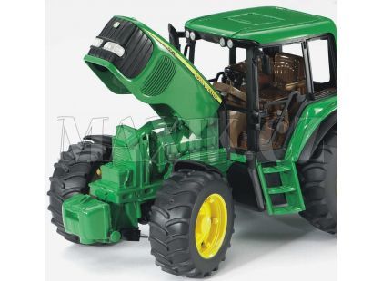 Bruder 01134 Traktor John Deere 6920 s přívěsem a přední lžící