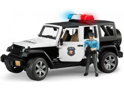Bruder 02526 Policejní Jeep Wrangler Rubicon s figurkou