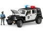 Bruder 02527 Policejní Jeep Wrangler s figurkou 2